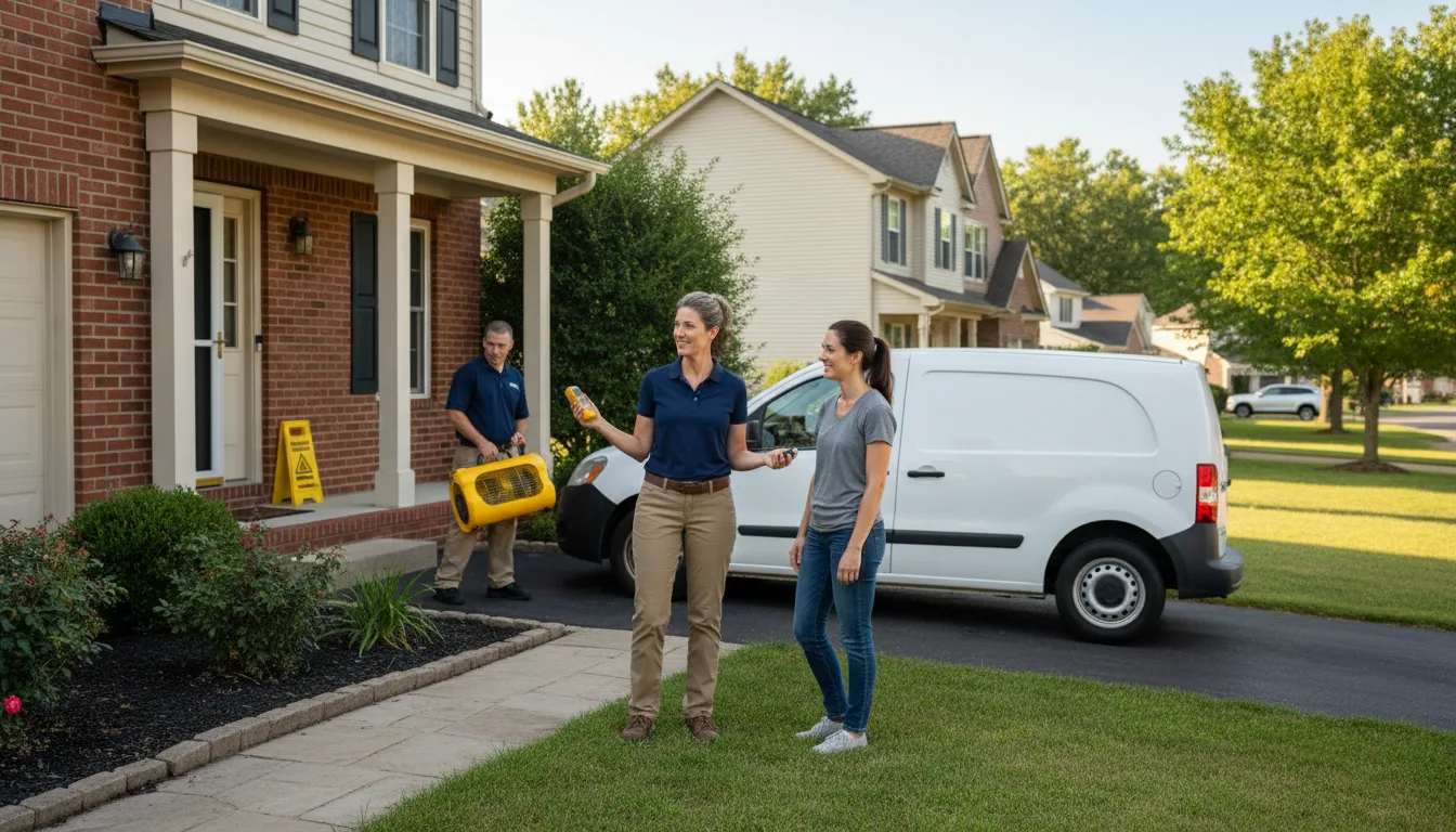 Residential water damage restoration in Gateway, CO